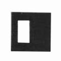 Mulberry Wallplates 2G 302SS BLOCK RCPT/BLANK 93422